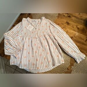 Camillia Made in Italy Cotton Floral Blouse – NWT